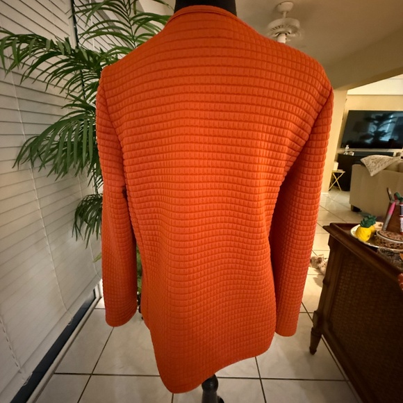 CHICOS SIZE 1 RUST JACKET - Picture 5 of 10